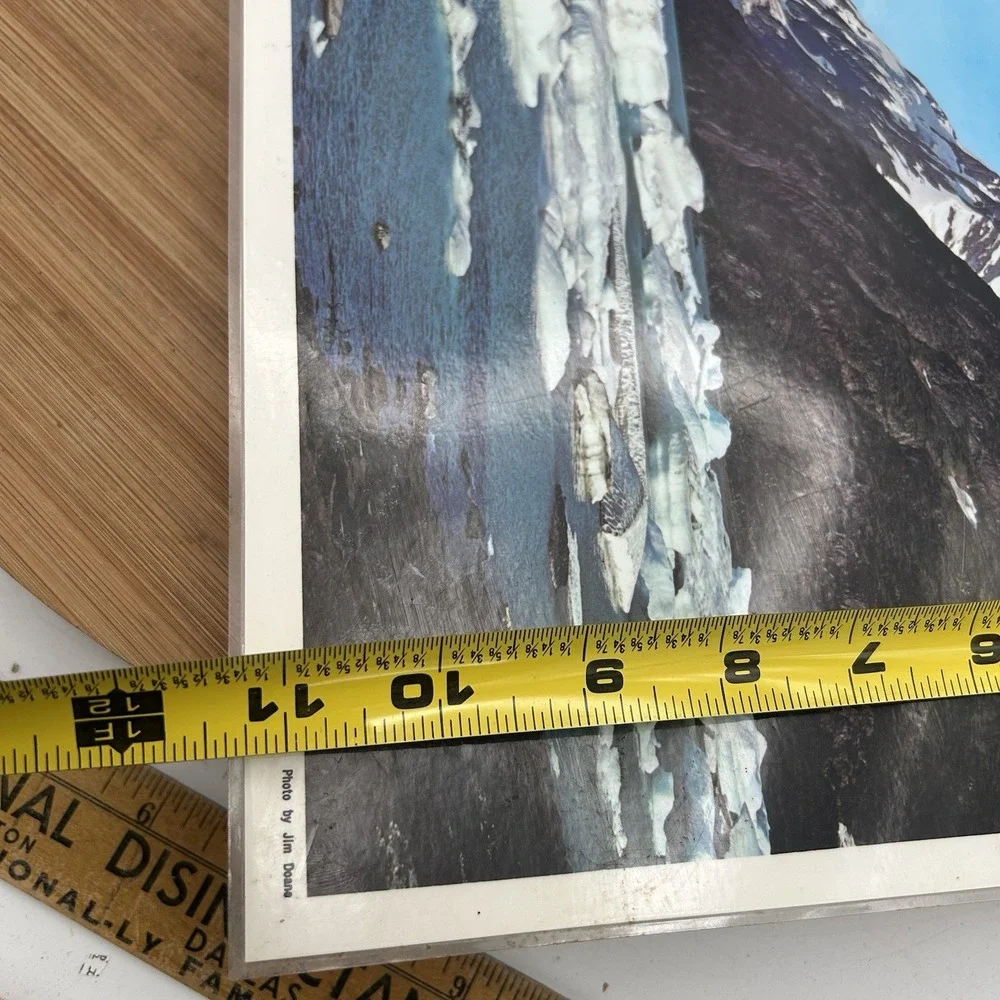 Vintage Alaskan Aerial Placemats Photographer‎ Jim Diane Set Of 2 - 17x12